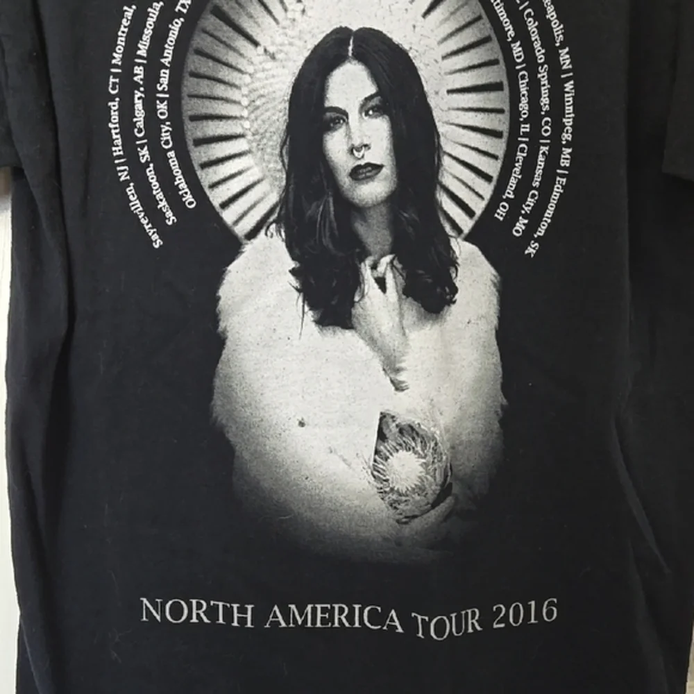 Delain Lunar Prelude 2016 Tour Graphic Tee - Black and Blue - Picture 5 of 5
